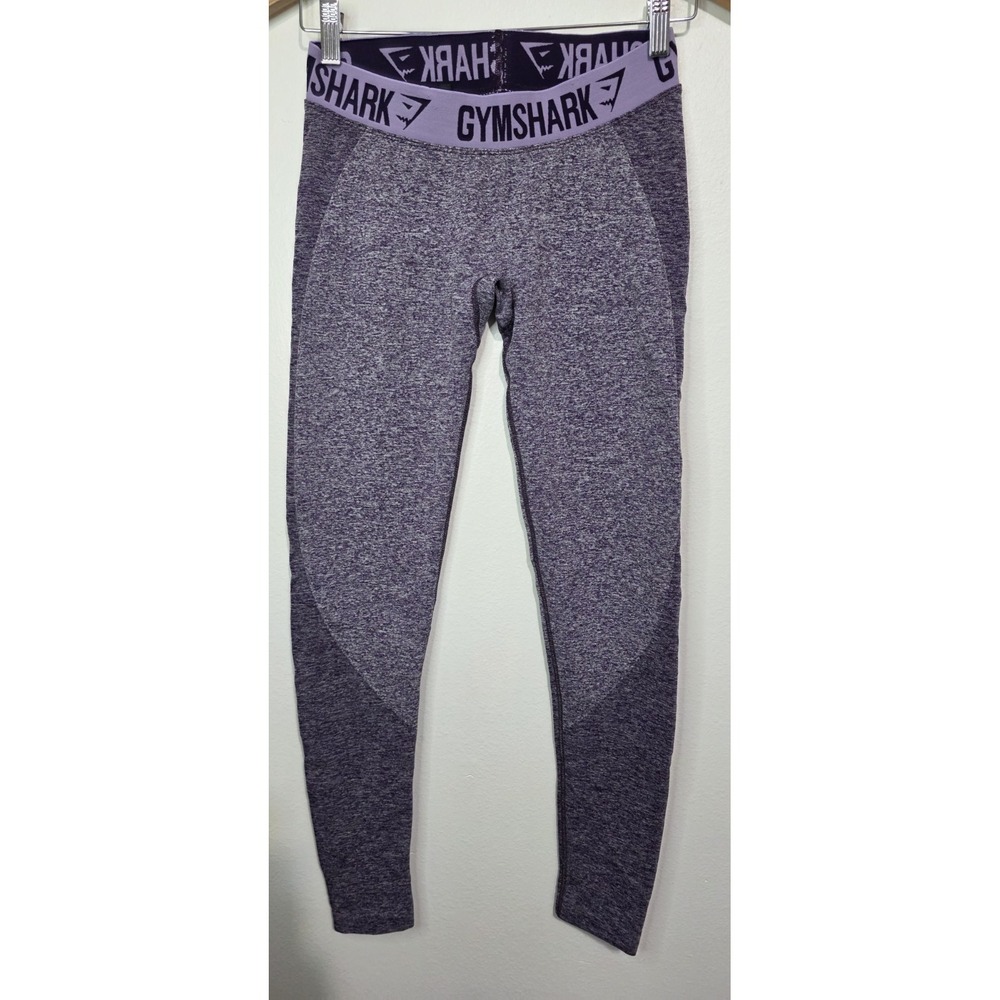 Gymshark Womens Leggings Lavander Elastic Waist Stretch S Skinny Leg Pull On EUC